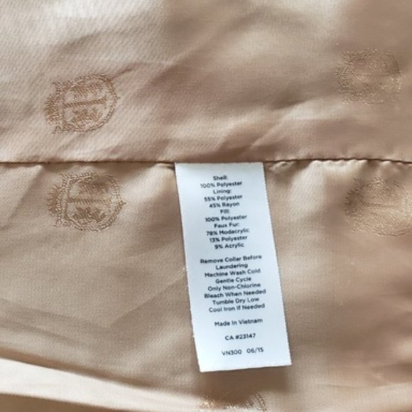 Talbots Dark Brown Fitted Quilted Vest Gold Zipper, Small, Like New - Picture 12 of 13